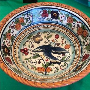 Damo Warm Amber Ceramic Bowl